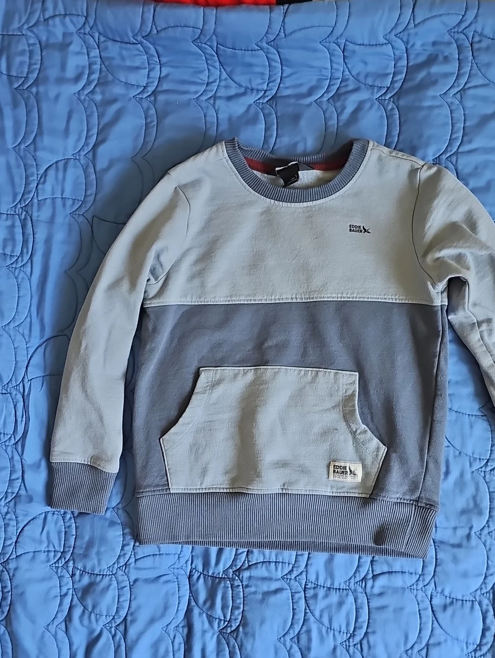 Eddie Bauer Colorblock Crewneck Sweatshirt